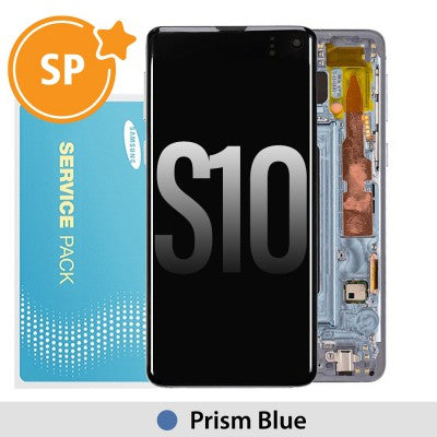 Tecguru_Samsung Galaxy S10 G973F OLED Screen Replacement Digitizer GH82-18850E/18835E (Service Pack)-Prism Green Tecguru_Samsung Galaxy S10 G973F OLED Screen Replacement Digitizer GH82-18850E/18835E (Service Pack)-Prism Green